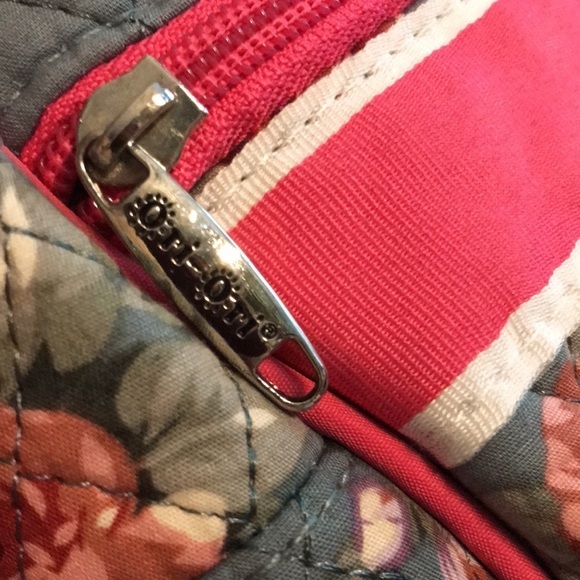 Ori- ori floral quilted preppy bow backpack. feminine lightweight romantic fun - Picture 5 of 12